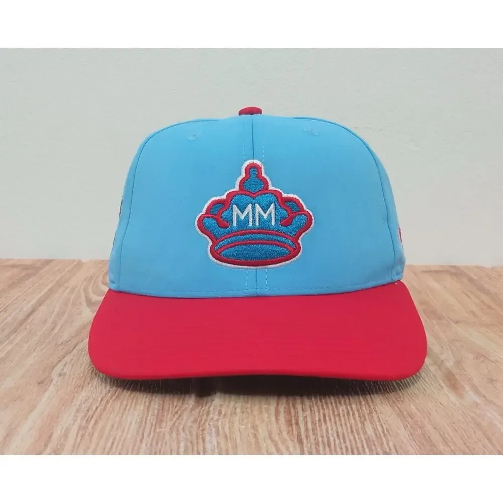 Oc Sports Men’s Hat Cap Miami Marlins MLB Blue Red One Size Ajustable